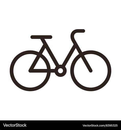 Bike symbol Royalty Free Vector Image - VectorStock