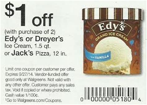 New Rare Edy’s Ice Cream Coupon to Stack!