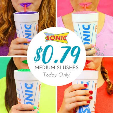 Sonic Slushes $0.79 (Today Only!) - Deal Seeking Mom