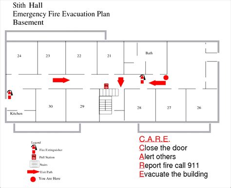 Printable Evacuation Plan Template