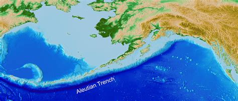 Aleutian Trench Map