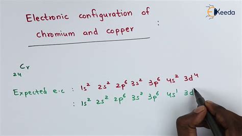 Ground State Electron Configuration Of Chromium - Electron Shell ...