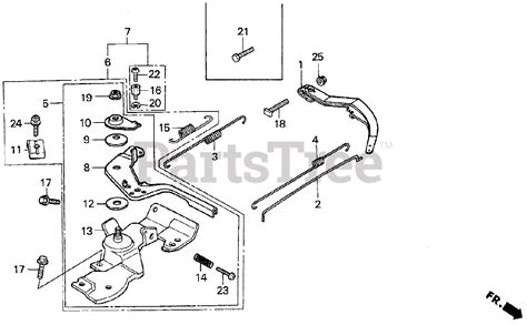 Honda GX140 VX (GX140) - Honda Engine, Made in Japan (SN: GX140-1000001 - GX140-3263982) CONTROL ...