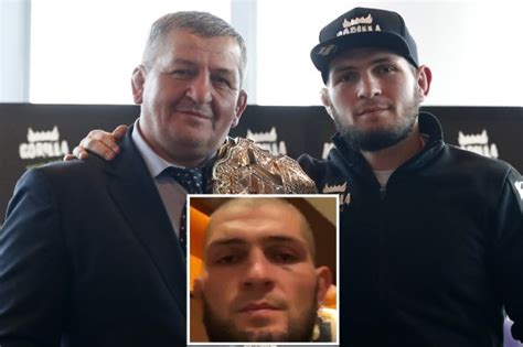 UFC star Khabib snaps at journalist for asking about late father who ...