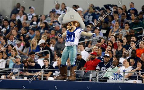 Dallas Cowboys Mascot Rowdy During First Editorial Stock Photo - Stock ...