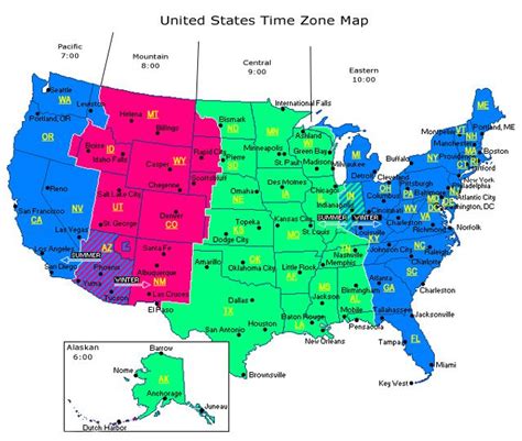 time zone map | USA | Pinterest | Template, Time zone map and Mom