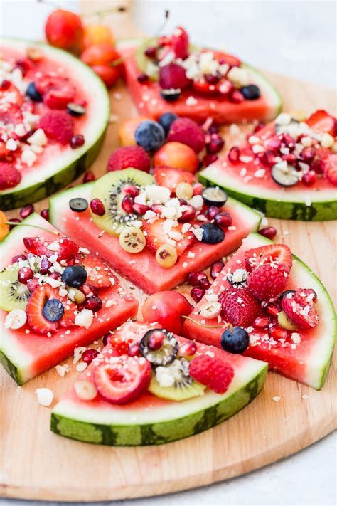 Watermelon Pizza Recipe, Fruit Pizza, kid-friendly pizza, healthy recipes for kids, summer ...