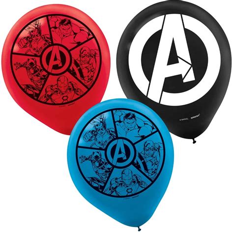 Marvel Powers Unite Latex Balloons 6 Pack | BIG W