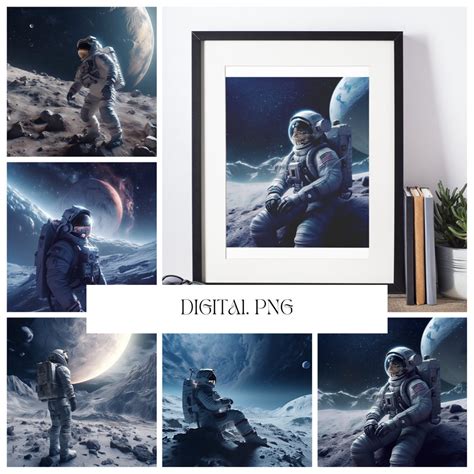 Astronaut Art Wall Art Astronaut Poster Home Decor Art - Etsy