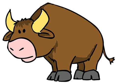 Cartoon Bull clipart. Free download transparent .PNG | Creazilla