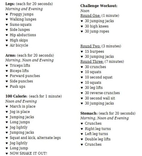 Exercise Routines: Daily Exercise Routines At Home