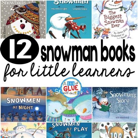 12 Snowman Books for Little Learners