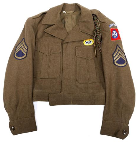 Sold at Auction: WWII 82nd AIRBORNE DRESS UNIFORM JACKET LOT OF 2