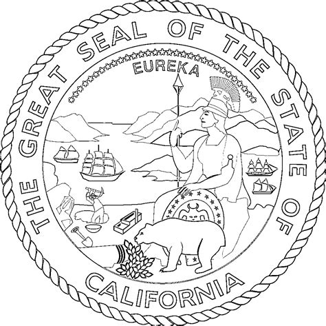 California State Seal Vector at GetDrawings | Free download