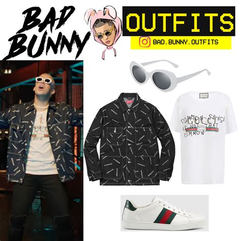 Bad Bunny Outfits: BAD BUNNY OUTFIT x Vuelve