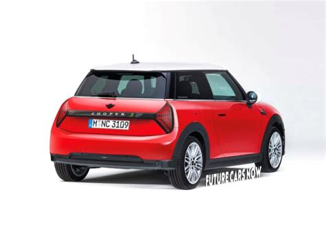 2023 MINI Electric Hatch rendered in production form based on spy shots