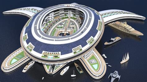 This turtle-shaped floating city could be the world's largest boat