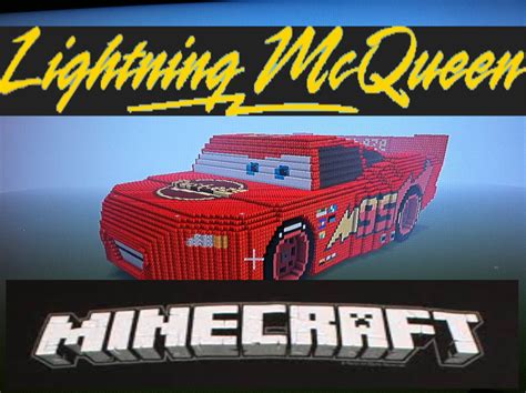 Minecraft Masterpiece Xbox One! Lightning McQueen | Lightning mcqueen, Lightning, Masterpiece