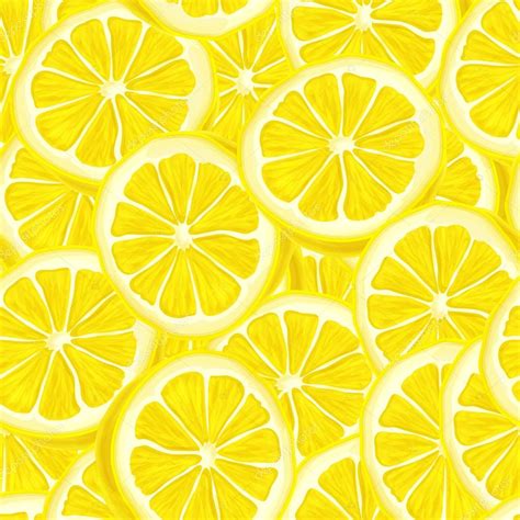 Sliced lemon seamless background Stock Vector Image by ©macrovector ...