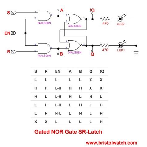 Sr Latch Circuit Diagram