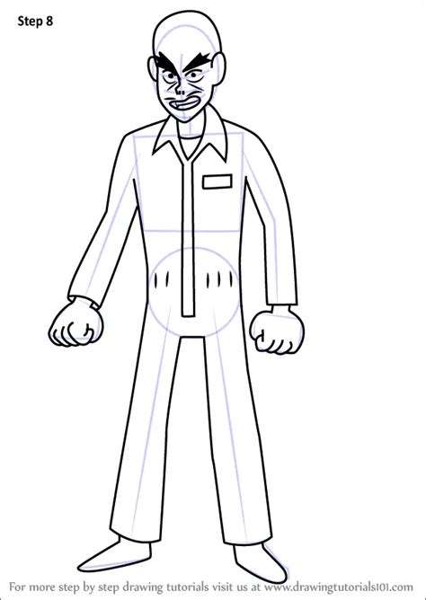 How to Draw Evil Janitor from Steven Universe (Steven Universe) Step by ...