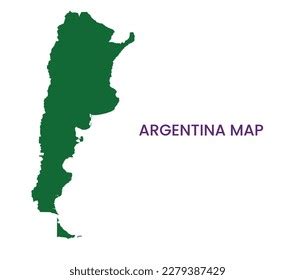 High Detailed Map Argentina Outline Map Stock Vector (Royalty Free) 2279387429 | Shutterstock