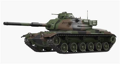 Combat tank m60a3 patton 3D model - TurboSquid 1158195