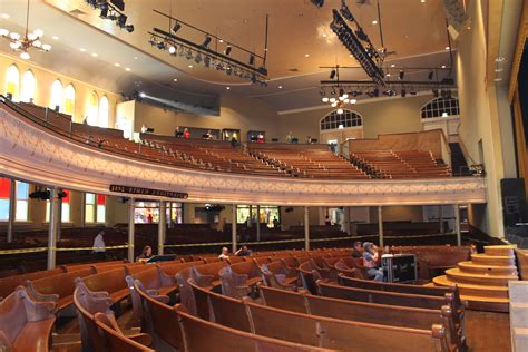 Ryman Auditorium Seating Chart