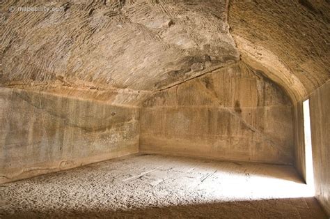 Interior of the Lomas Rishi Cave, looking towards entrance