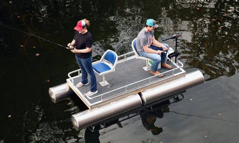 Custom Pontoon Boats | DIY Mini Pontoon Boat Kit | Mini Pontoon Boat ...