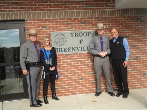 At the Opening of the New York State Police (Troop F) Barracks in ...