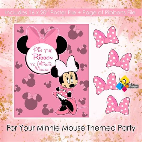 minnie mouse themed birthday party decorations