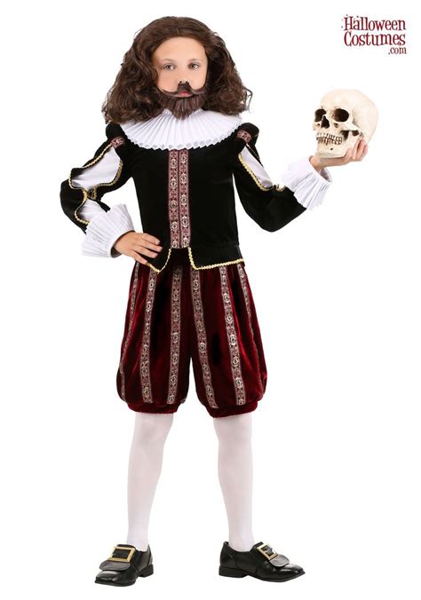 Boy's William Shakespeare Costume | Kids costumes, Costumes, Historical ...