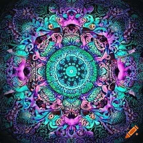 Colorful mandala artwork