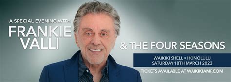 Frankie Valli & The Four Seasons Tickets | 18th March | Waikiki Shell