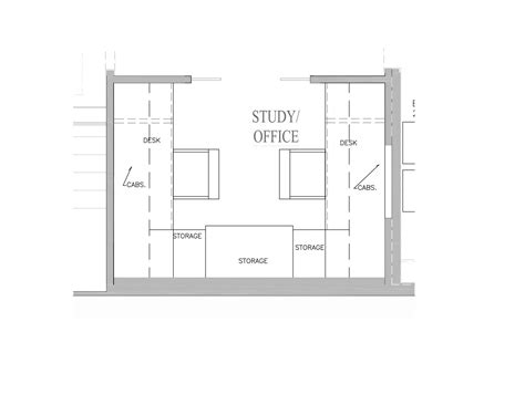 Super Space Planning for a Two Person Home Office Space | Modern home ...