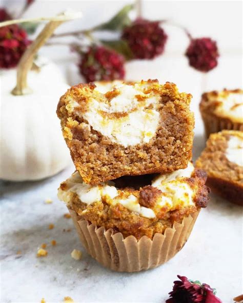 Keto Pumpkin Muffins with Cream Cheese | Clean Keto Lifestyle