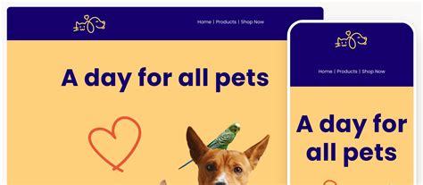 Ecommerce pet theme | Ortto templates