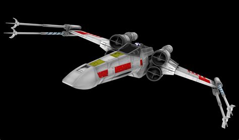 3d star wars x-wing fighter model