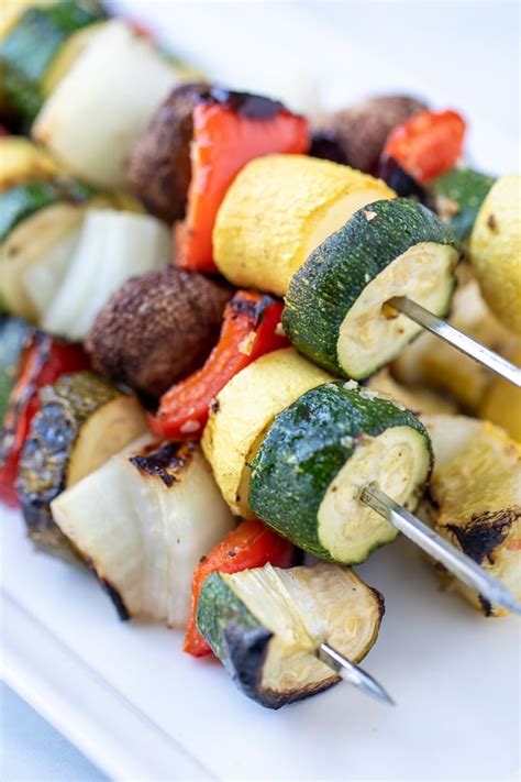 The Best Grilled Vegetable Kabobs