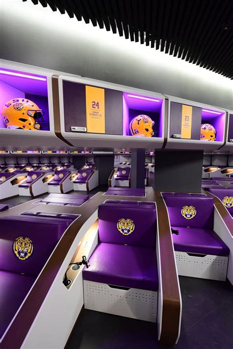 LSU's New Locker Room — UNISWAG | Lsu football, Lsu, Lsu college