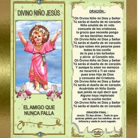 ® Blog Católico Navideño ®: ORACIONES AL DIVINO NIÑO JESÚS EN IMÁGENES