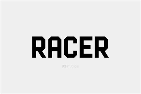 Racer Font | FG Studios | FontSpace