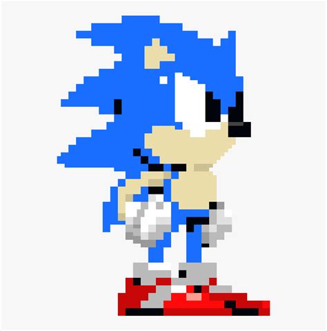 Sonic Mania Resprite - Sonic The Hedgehog 2 Pixel Art, HD Png Download - kindpng