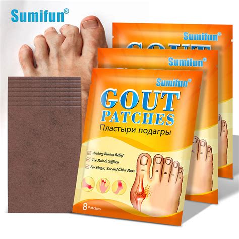 Melegakan Gout Hand and Foot Pain Relief Gout Patch 8 Stickers Bag Gout ...