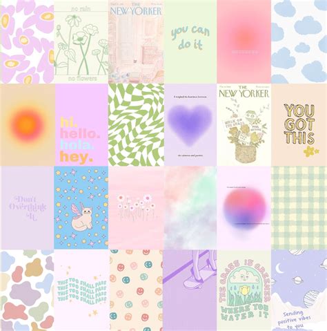 Free Printable Aesthetic Wall Collage