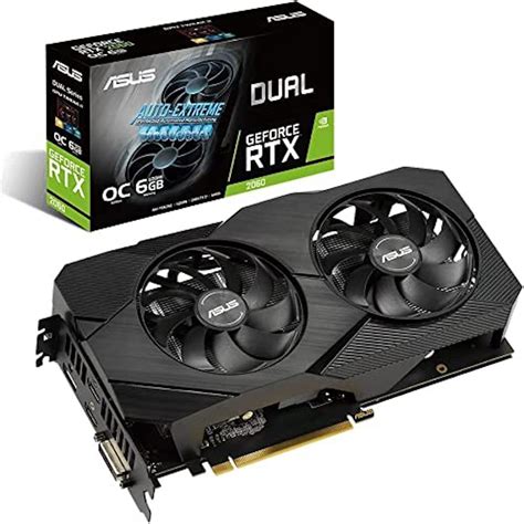 Buy ASUS GEFORCE RTX 2060 OVERCLOCKED 6G GDDR6 DUAL FAN EVO EDITION VR ...