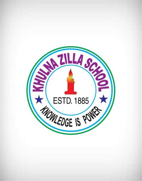 khulna zilla school vector logo