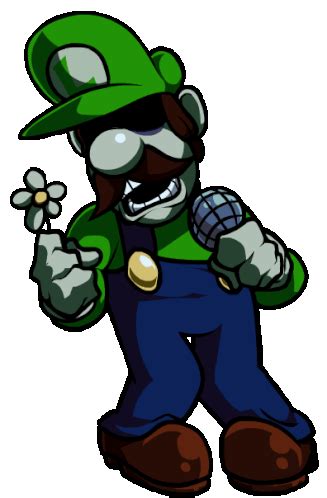 Beta Luigi Fnf Sticker - Beta Luigi Fnf Alone FNF - Discover & Share GIFs