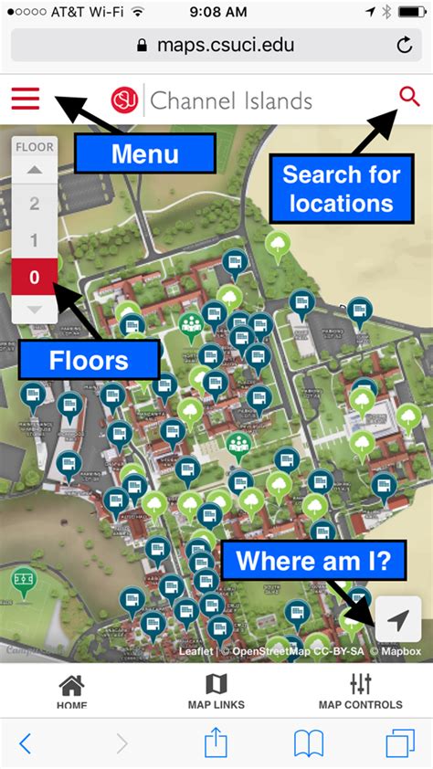 Campus Map Help - Information Technology Services - CSU Channel Islands